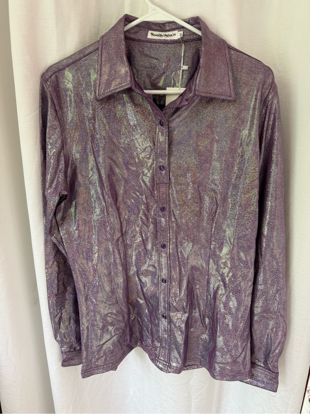 Ranch Dress’n Metallic Lavender Rodeo Shirt